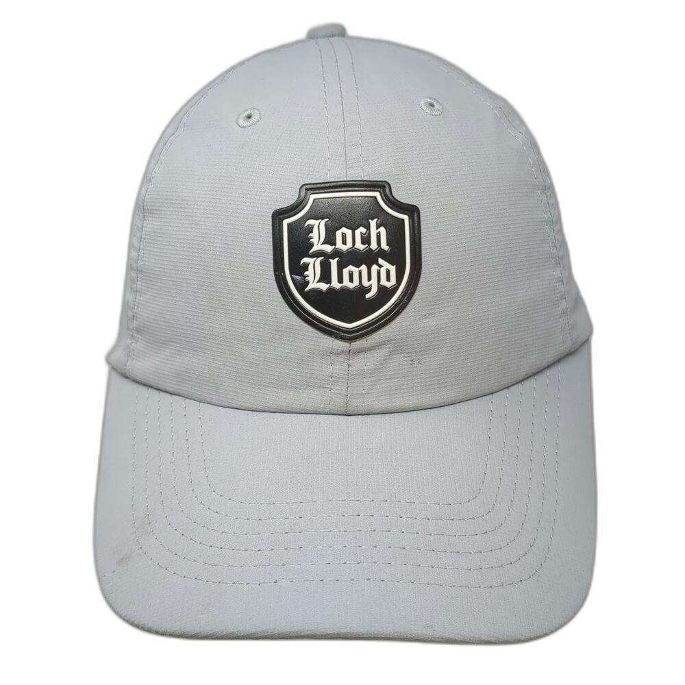 Imperial Baseball Cap Gray One Size Loch Lloyd Shield Patch Slideback Sport Hat